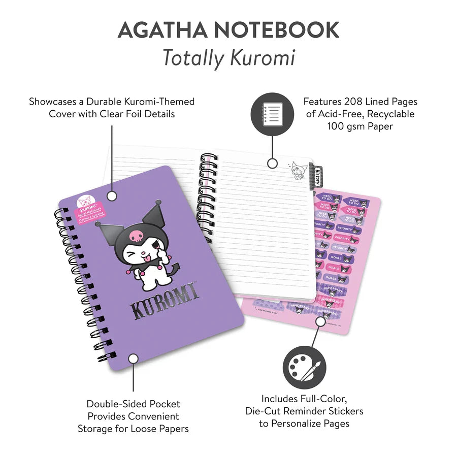 KUROMI SECRET SEQUIN NOTEBOOK