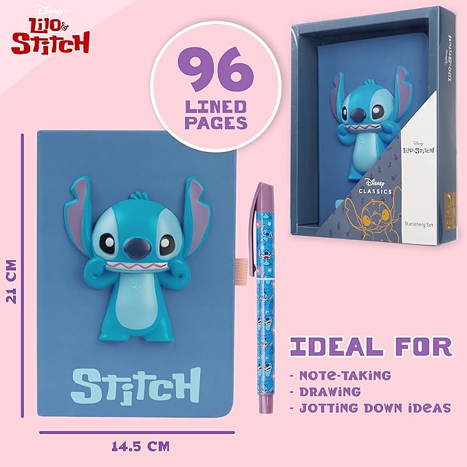 STITCH SECRET NOTEBOOK WITH LIGHT