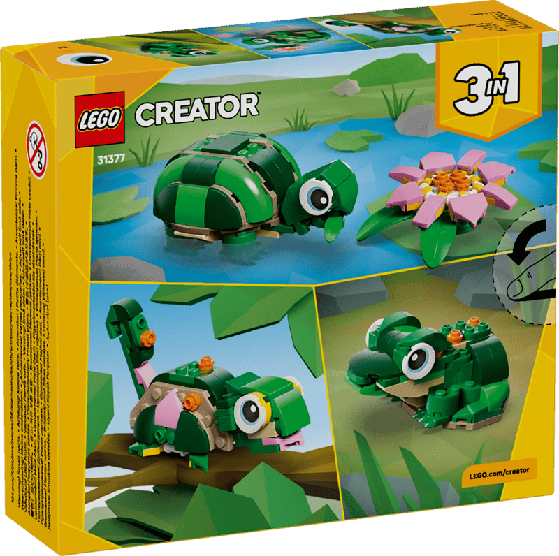LEGO® Creator 3 in 1 Turtle with a Water Lily Flower 31377