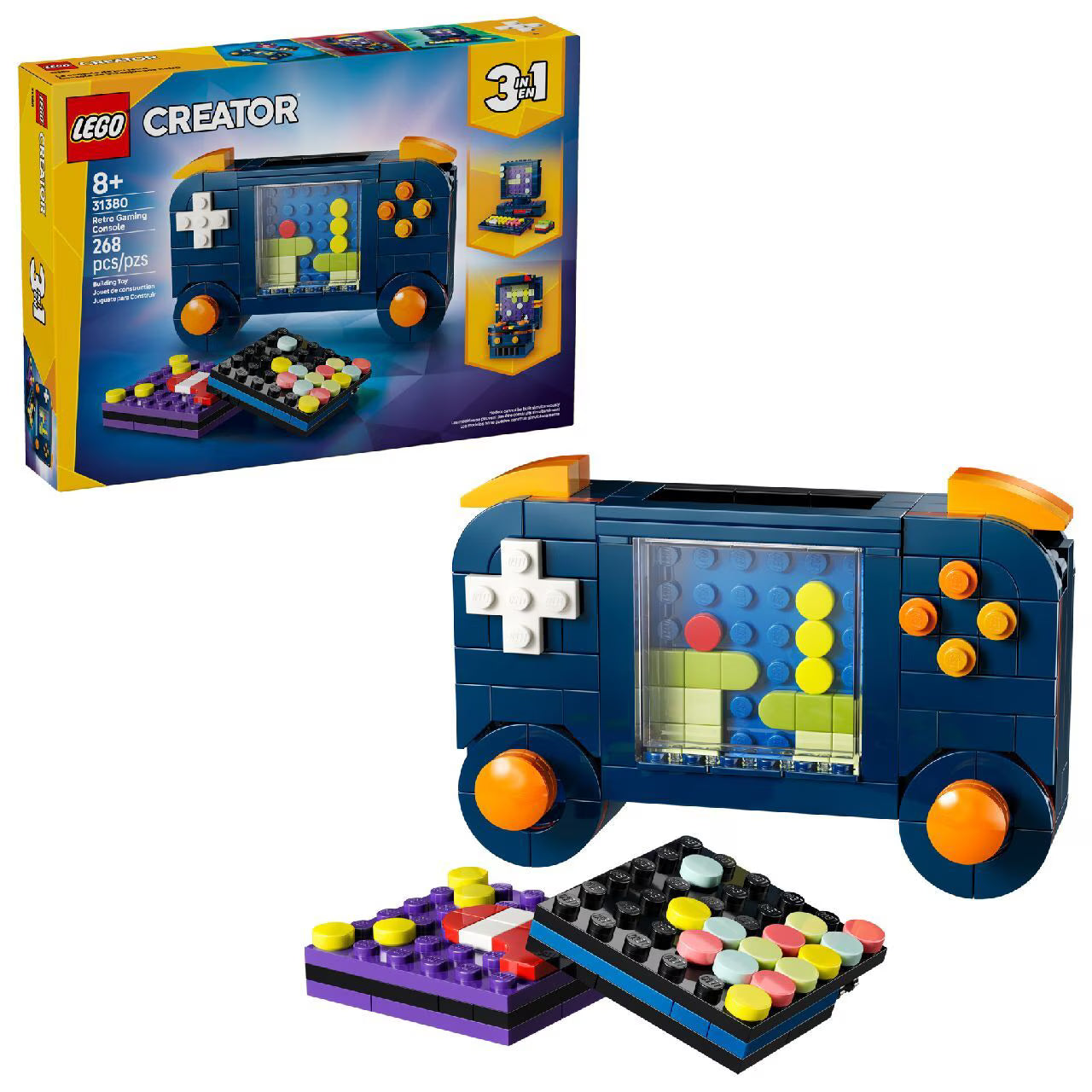 LEGO® Creator 3 in 1 Retro Gaming Console Building Toy 31380