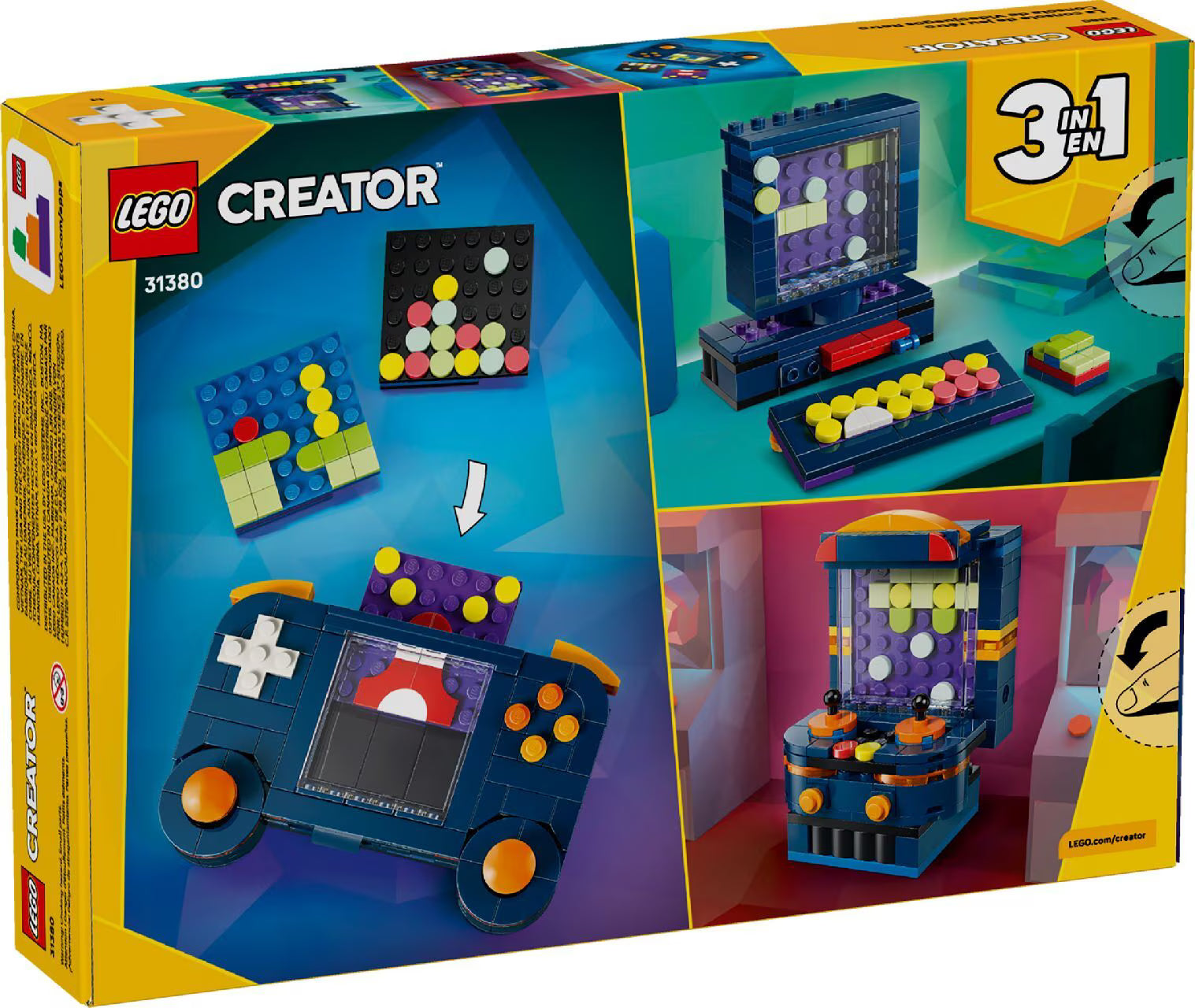 LEGO® Creator 3 in 1 Retro Gaming Console Building Toy 31380