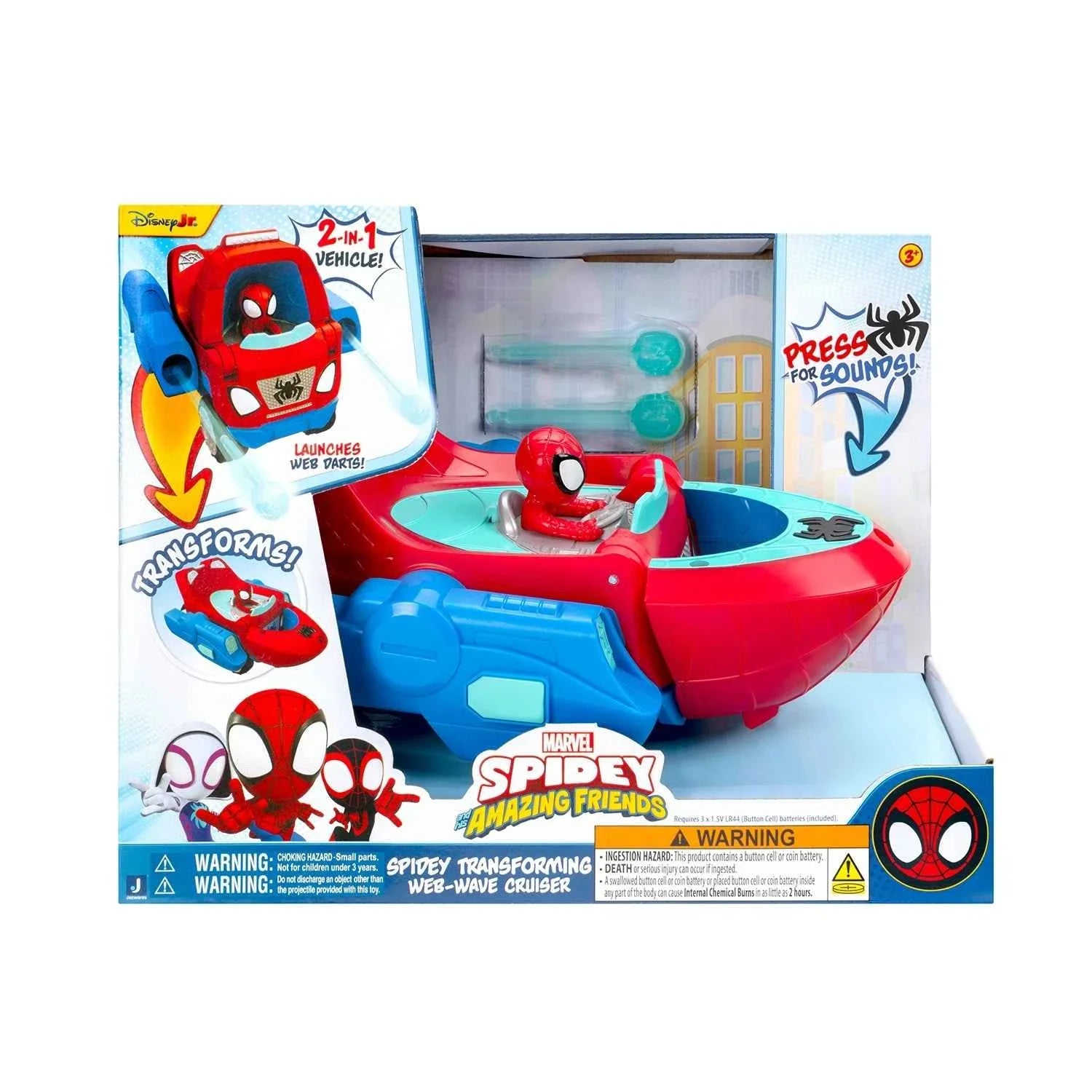 SPIDEY N FRIENDS VEHCLE WEB WAVE CRUISER
