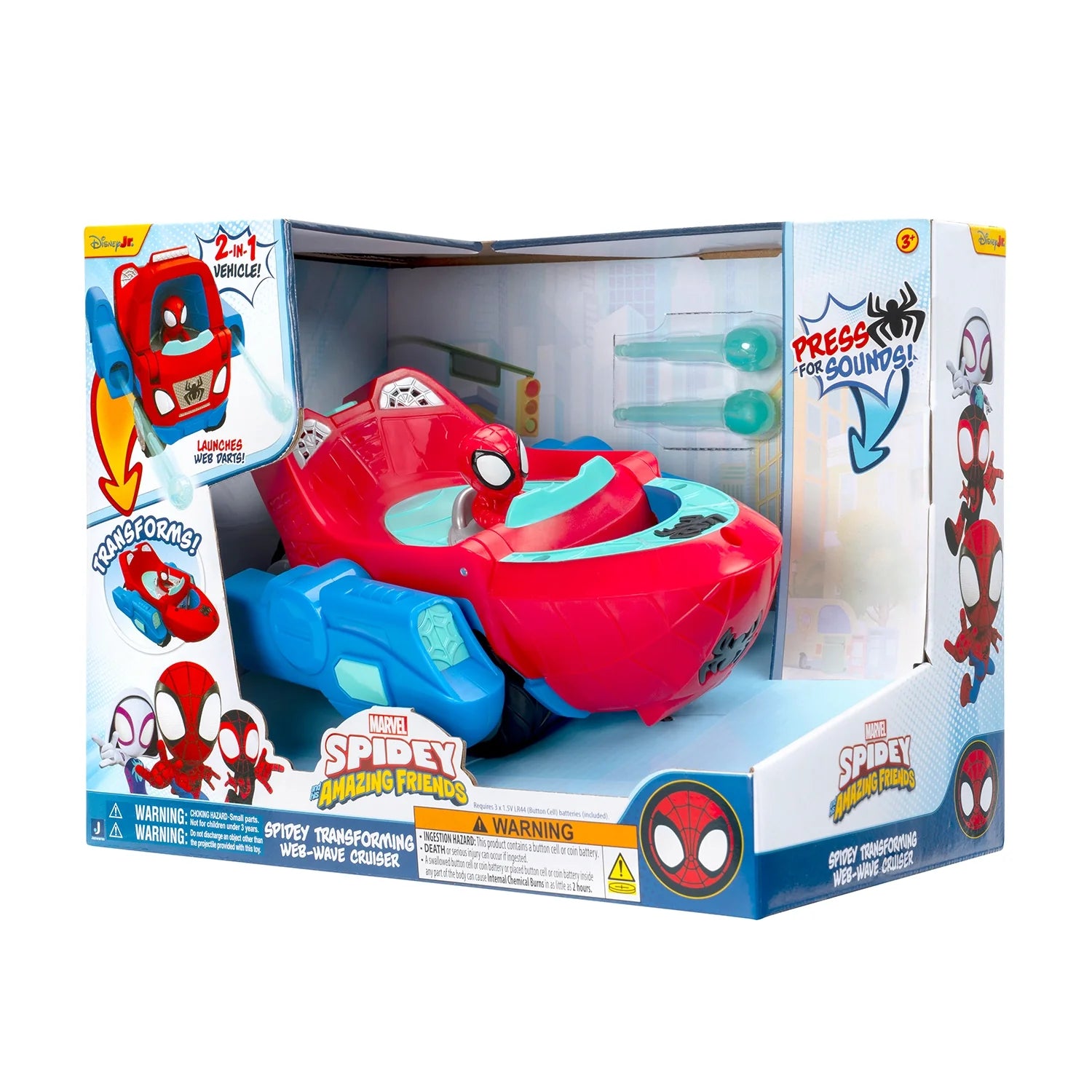 SPIDEY N FRIENDS VEHCLE WEB WAVE CRUISER