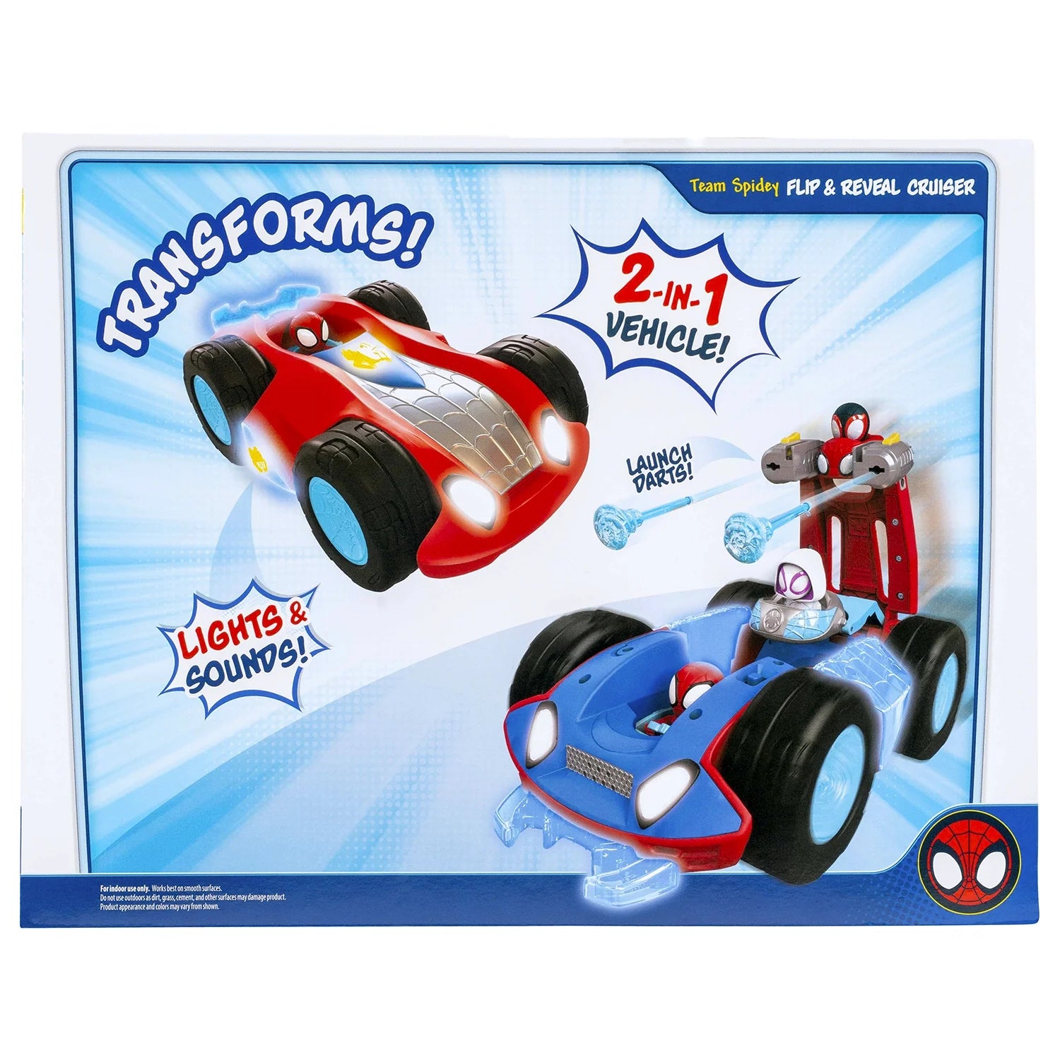 SPIDEY N FRIENDS VEHCLE DLX FLIP CRUISER