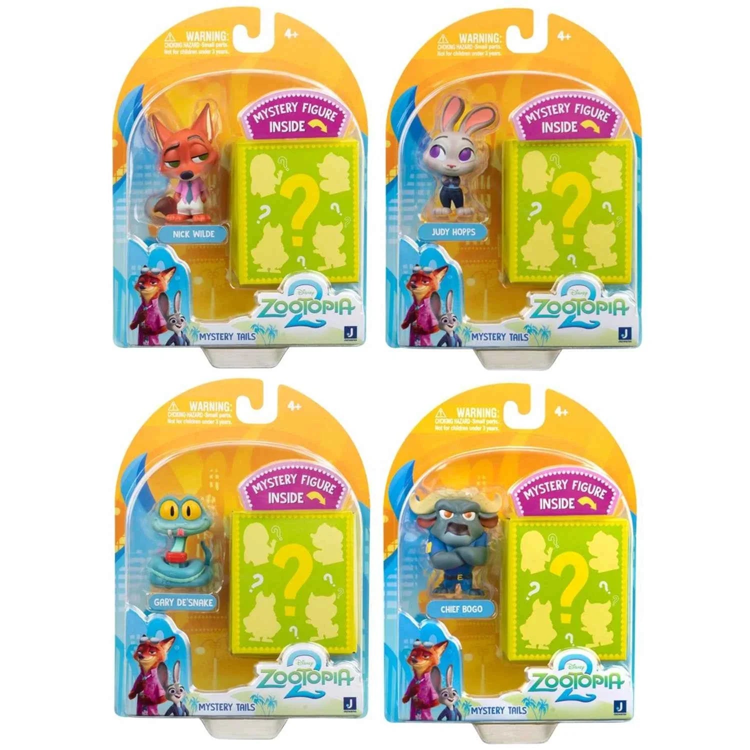 ZOOTROPOLIS2 FIGURE 2PACK 4ASST