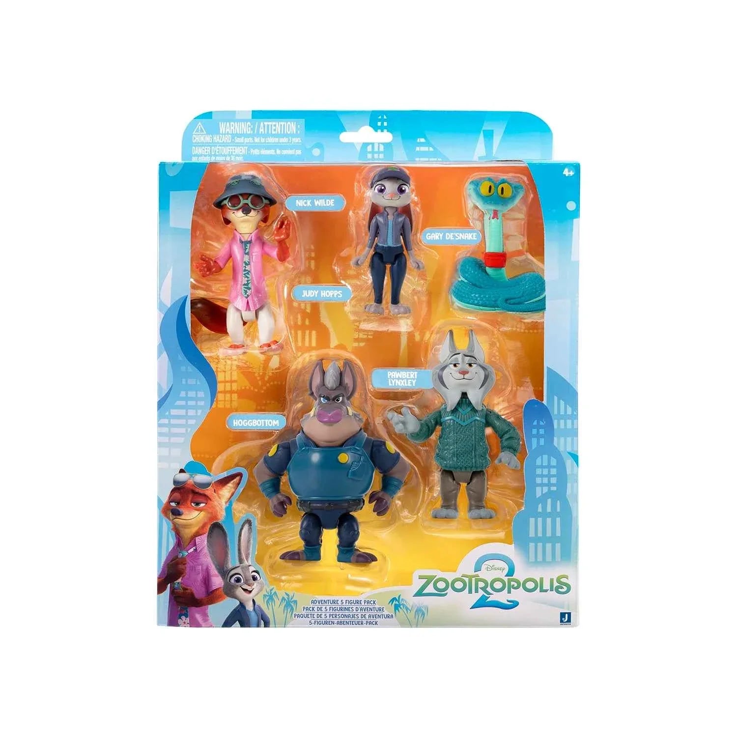 ZOOTROPOLIS2 ADVENTURE FIGURE 3" 5PACK