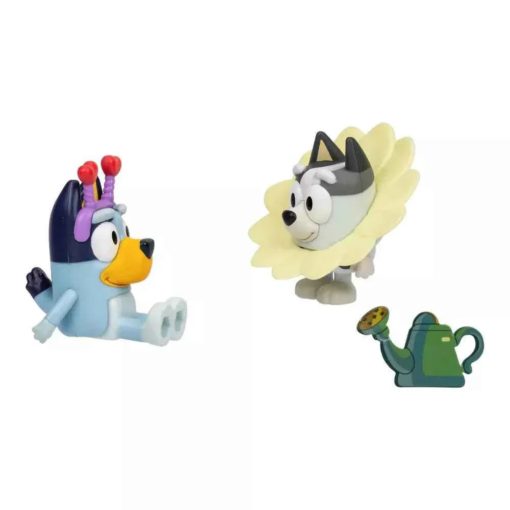 Bluey Spring Time Figure 2-Pack Bluey & Muffin