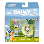 Bluey Spring Time Figure 2-Pack Bluey & Muffin
