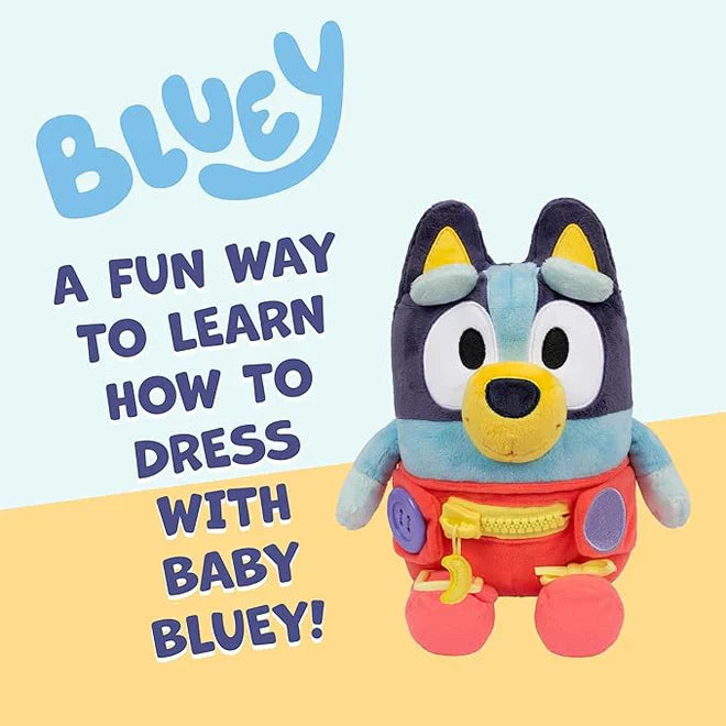 Bluey Dress & Play Baby Bluey Plush