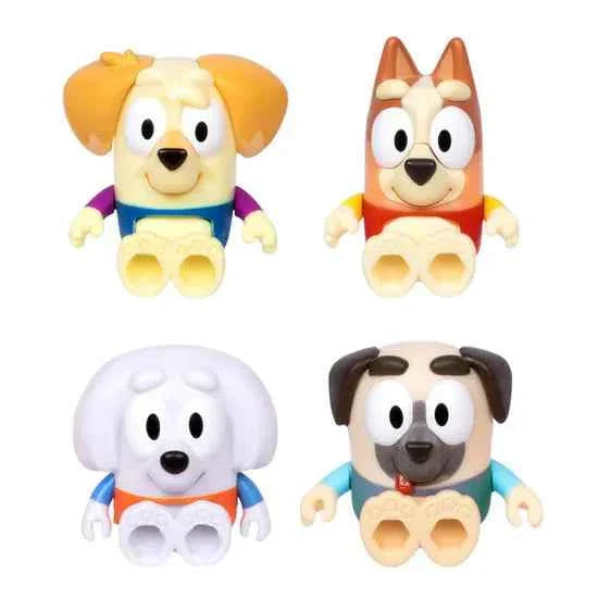 Bluey Color Change Water Park Figure 4-Pack Bingo & Friends