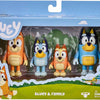 Bluey Heeler Family Figure 4-Pack