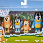 Bluey Heeler Family Figure 4-Pack