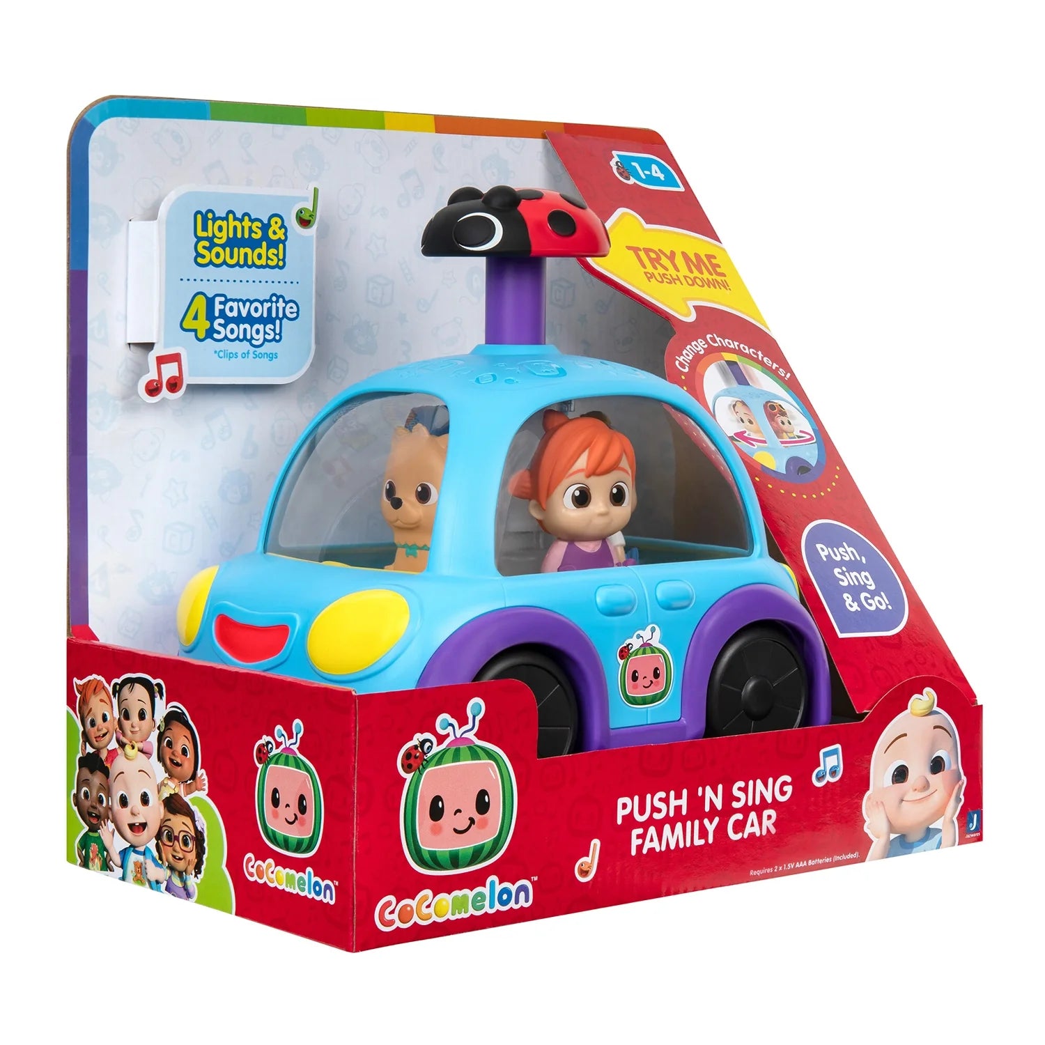 COCOMELON VEHICLE PUSH N SING BO