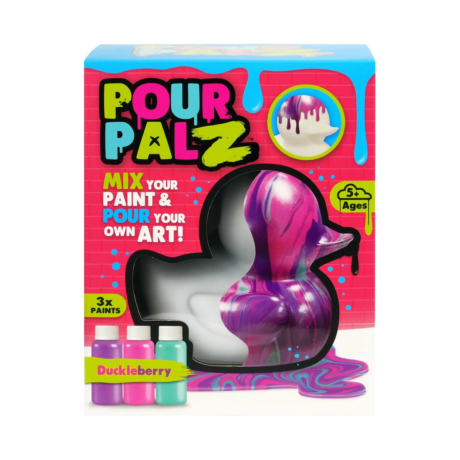 Pour Palz Rubber Duck Large Duckle Berry - 60ml