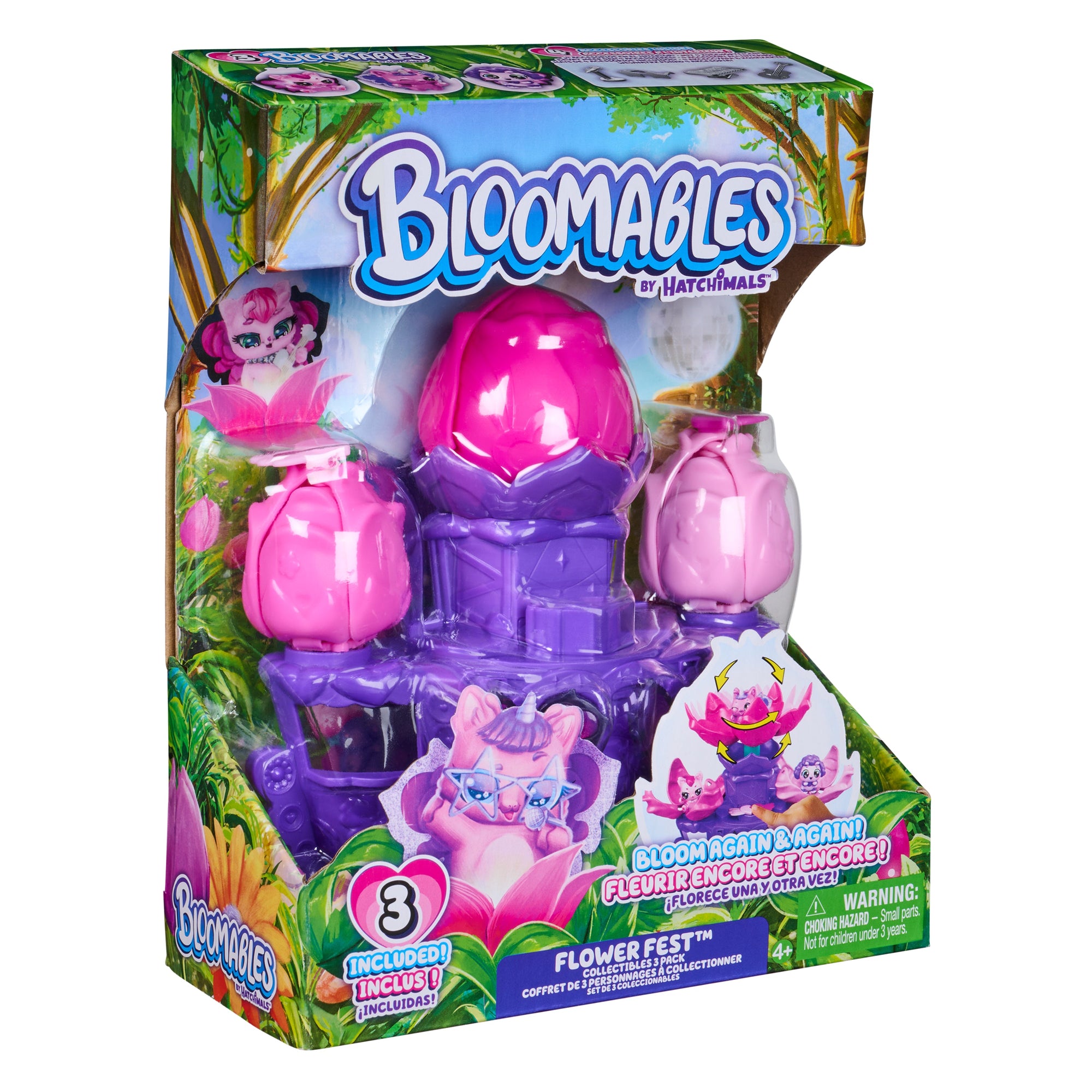 Hatchimals Bloomables Flower Fest 3-PK