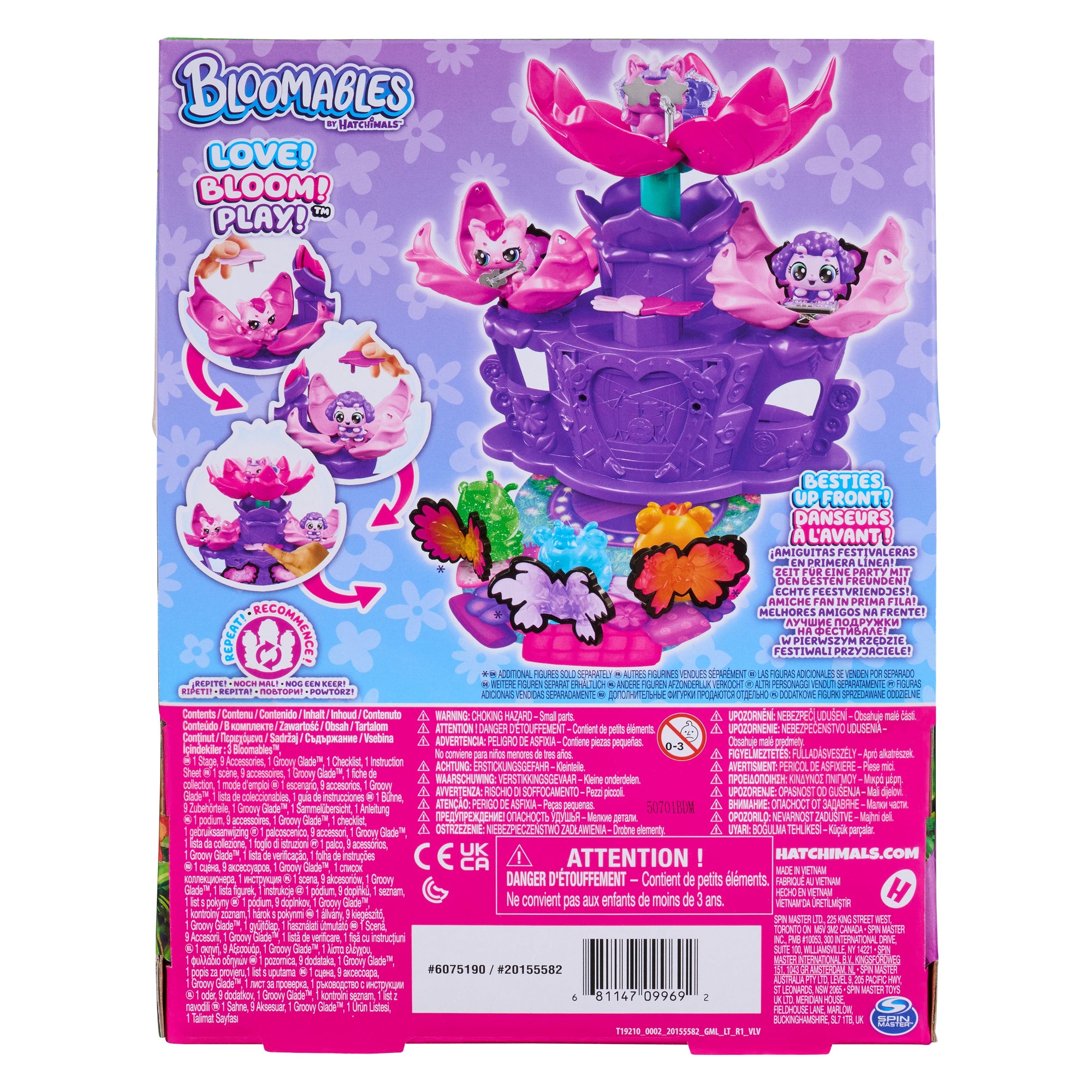 Hatchimals Bloomables Flower Fest 3-PK