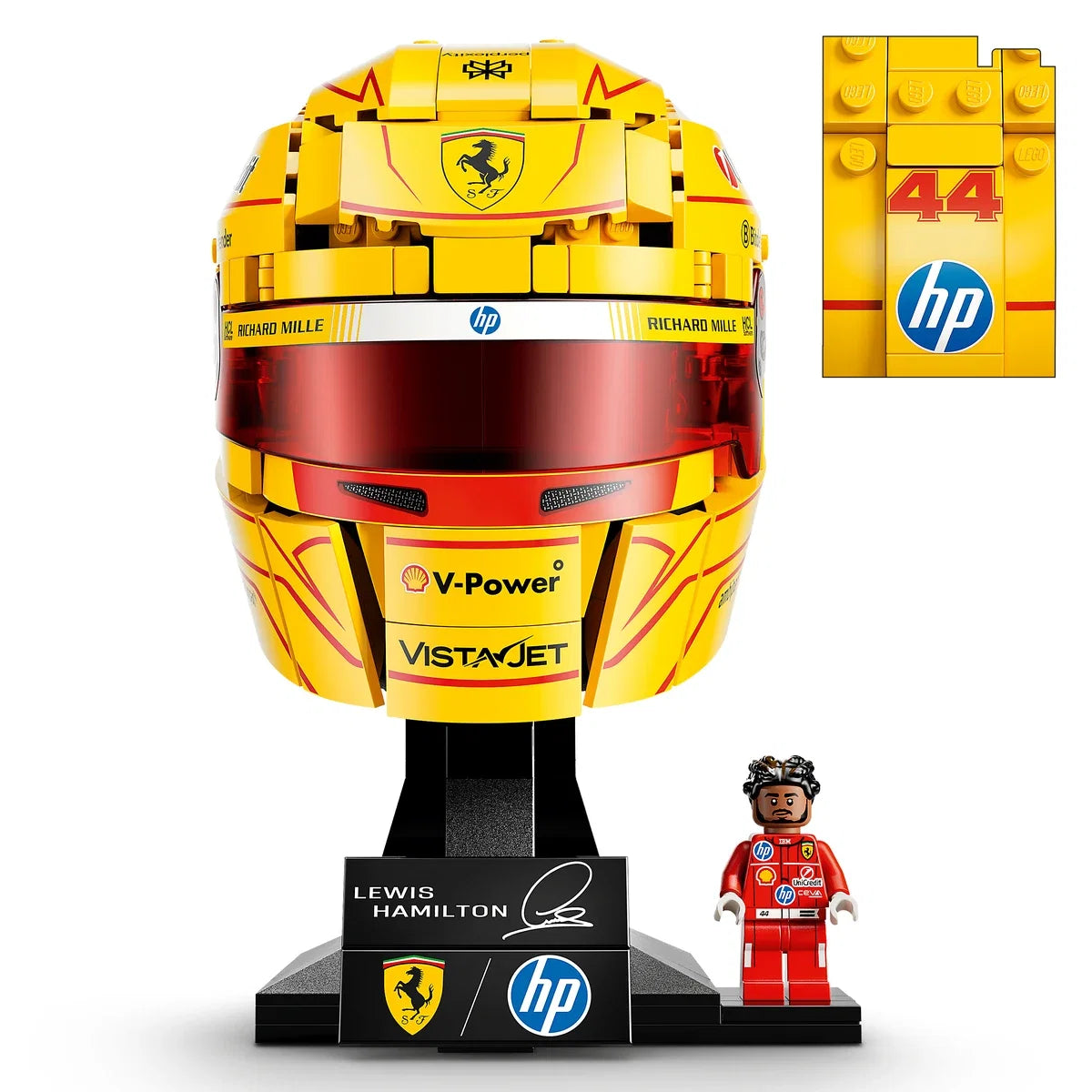 LEGO SPECIAL EDITION Scuderia Ferrari HP Lewis Hamilton Helmet 43022 V29 14+