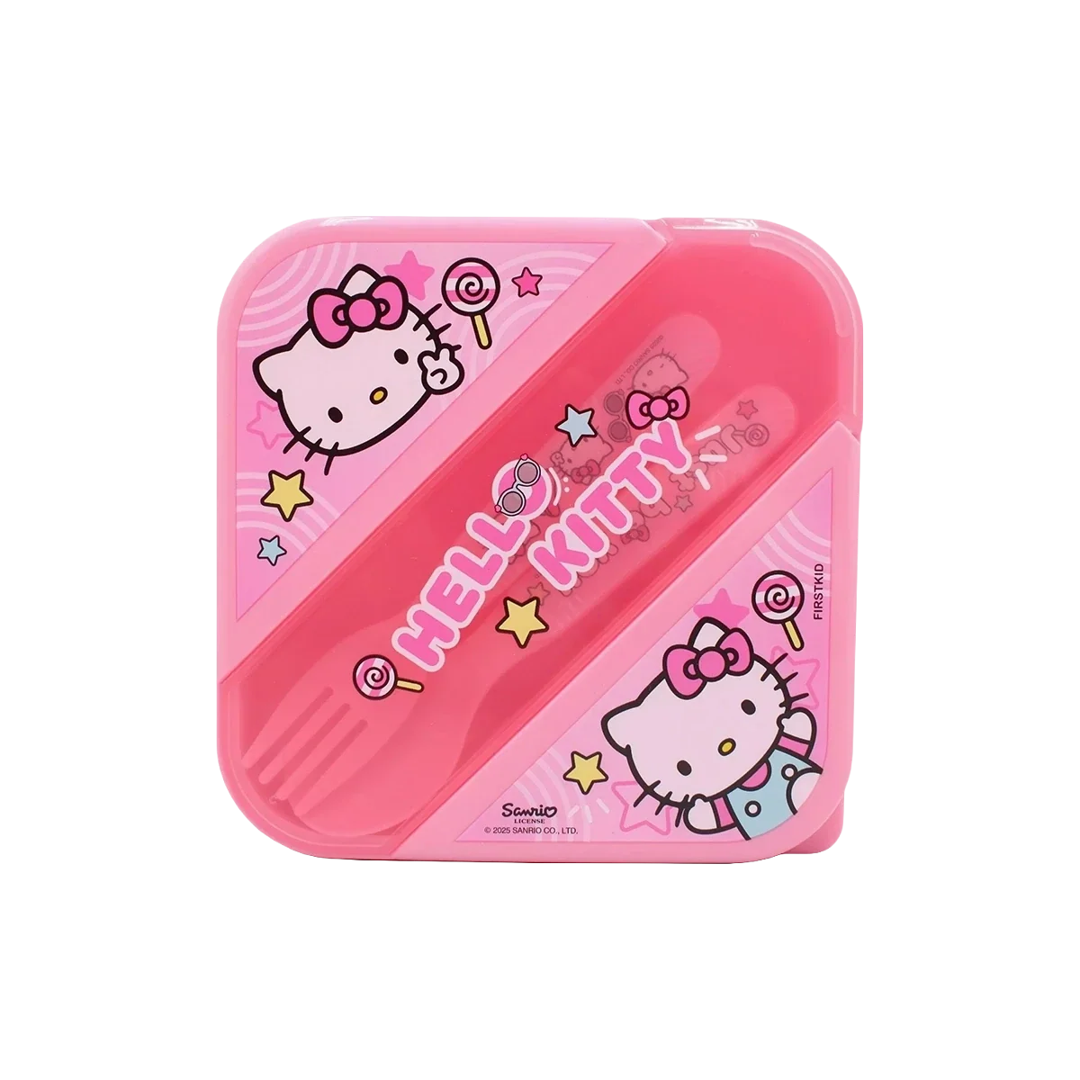 Hello Kitty  Lunch Box With Cutlery