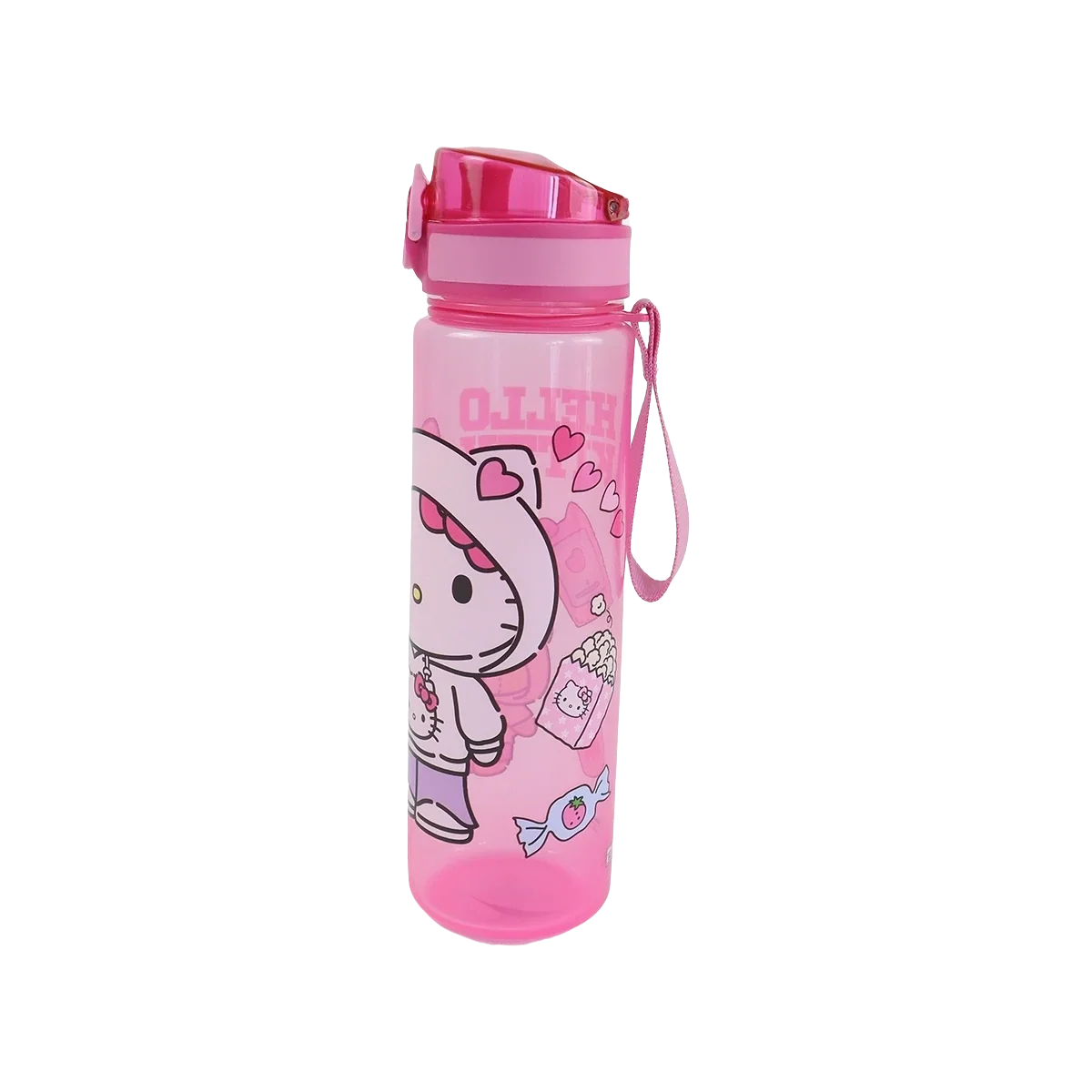 Hello Kitty Water Bottle 600Ml With Lock