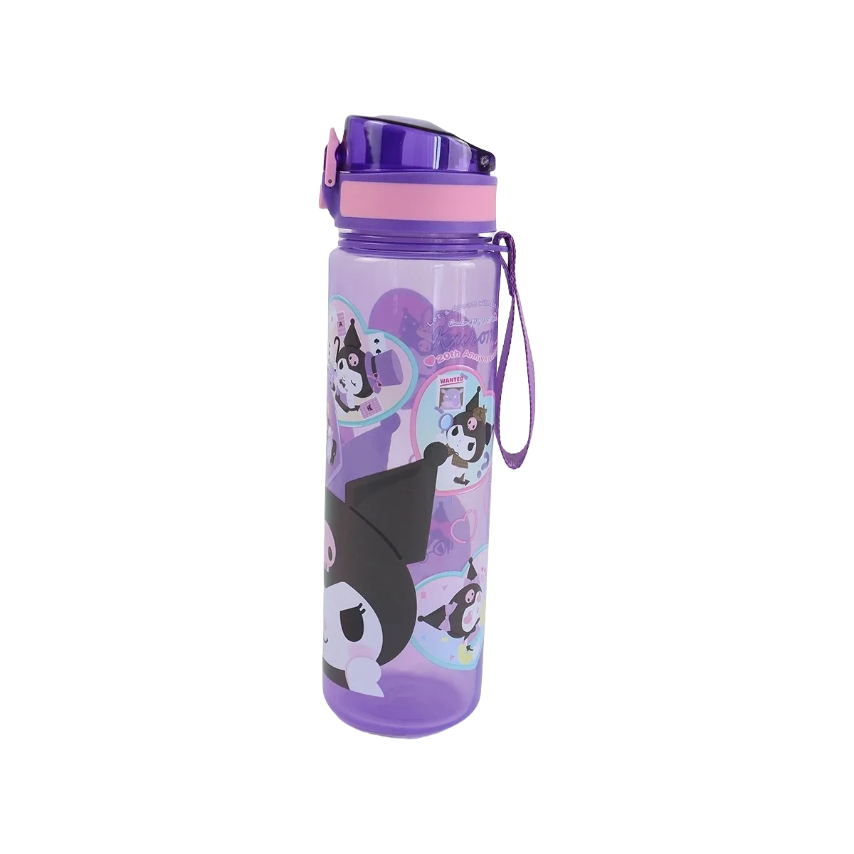 Kuromi Water Bottle 600Ml With Lock