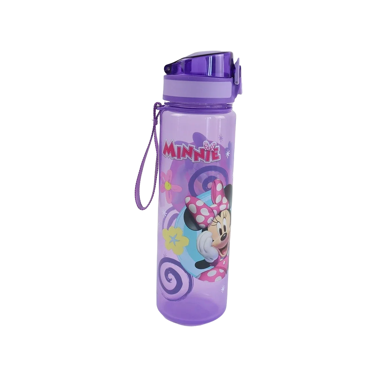 Minnie Mouse Water Bottle 600Ml With Lock