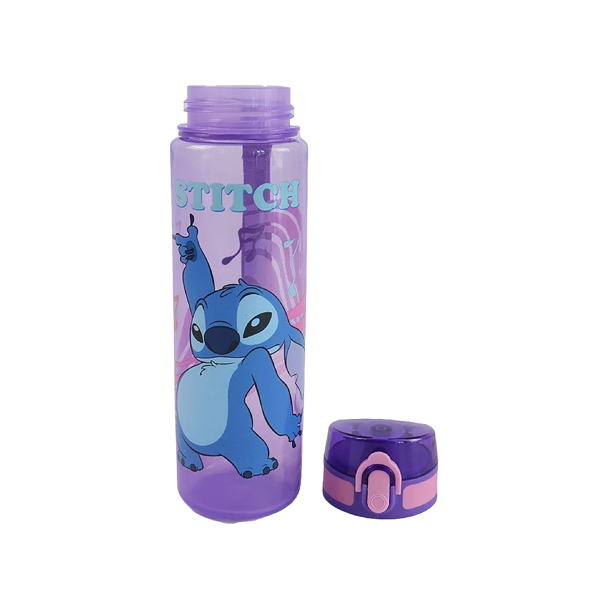 Stitch Water Bottle 600Ml With Lock