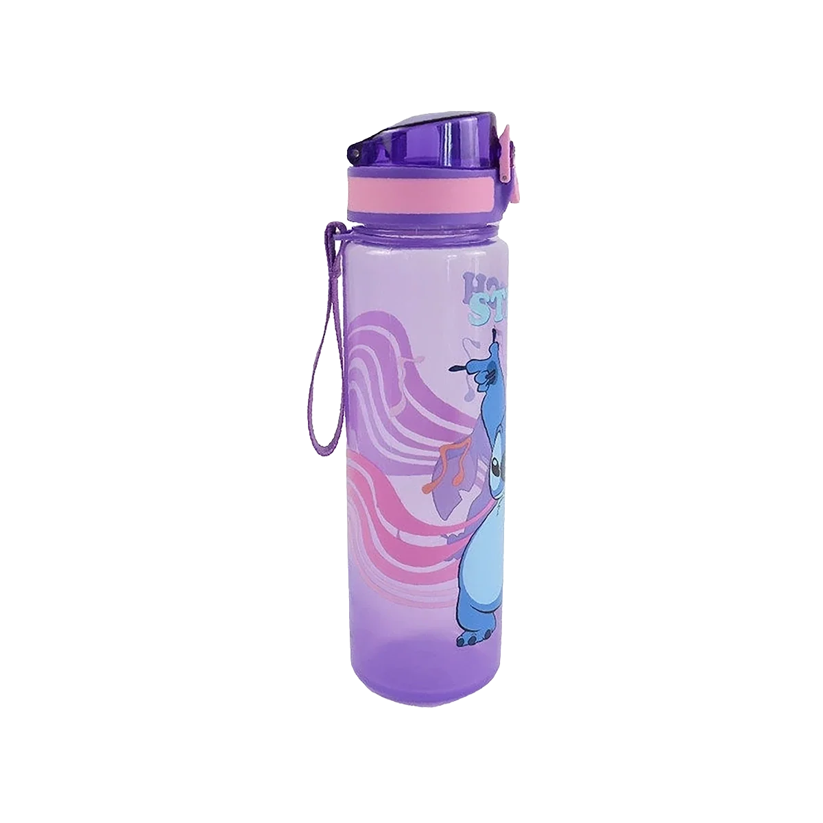 Stitch Water Bottle 600Ml With Lock