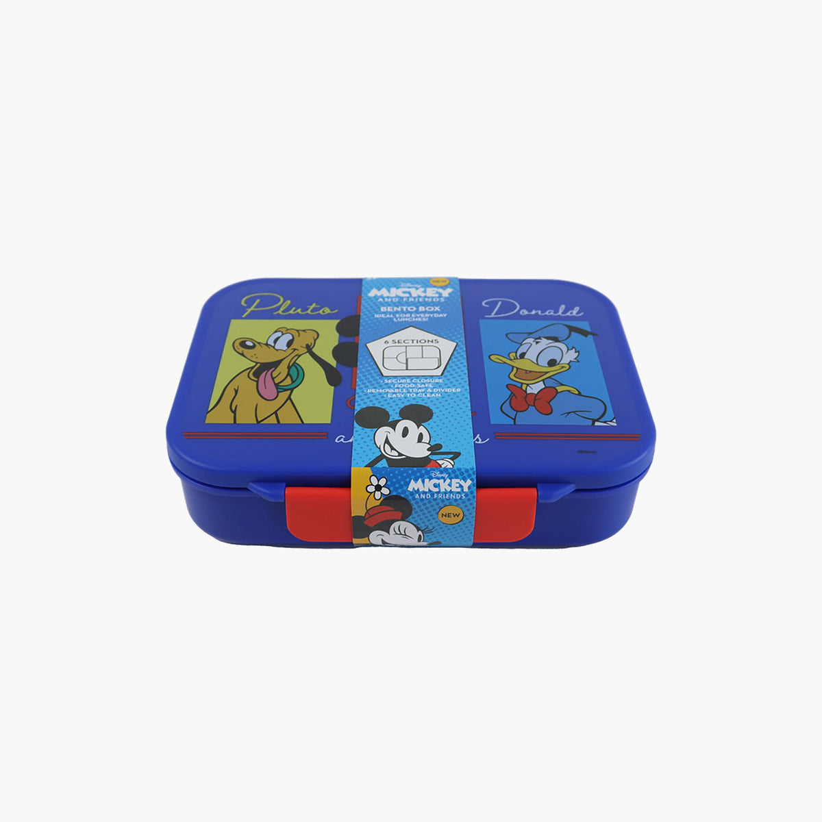 Mickey Mouse Lunch Bento Box - 6 Dividers 1100Ml
