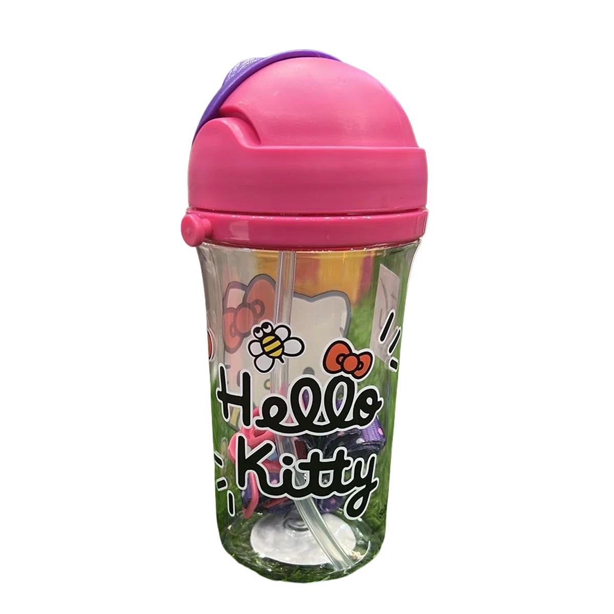 Hello Kitty Water Bottle With Special Strap 400Ml