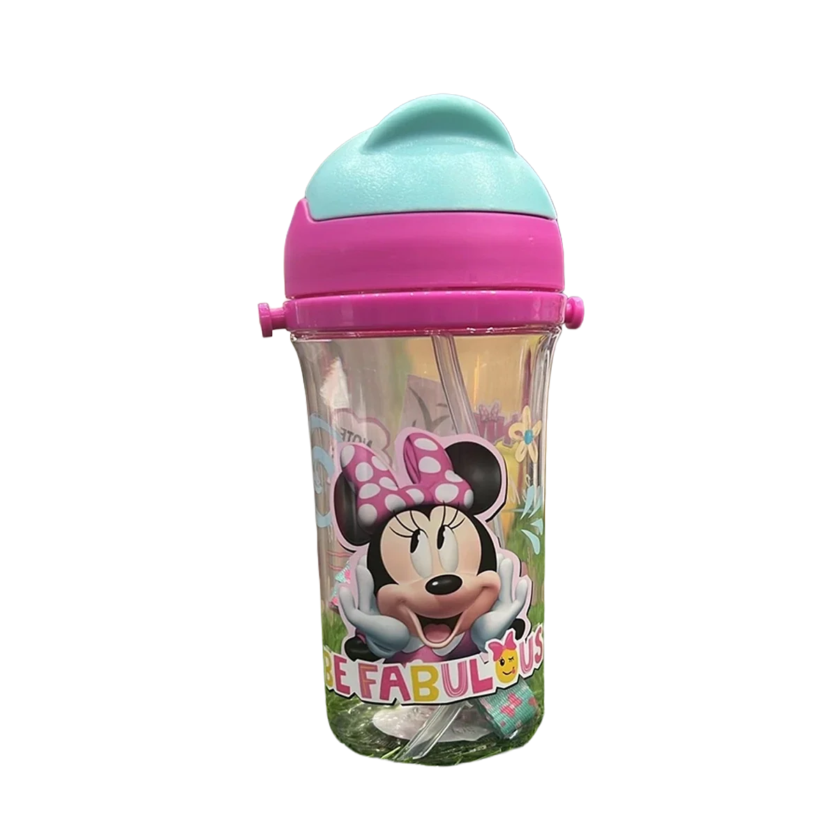 Minnie Mouse Water Bottle With Special Strap 400Ml