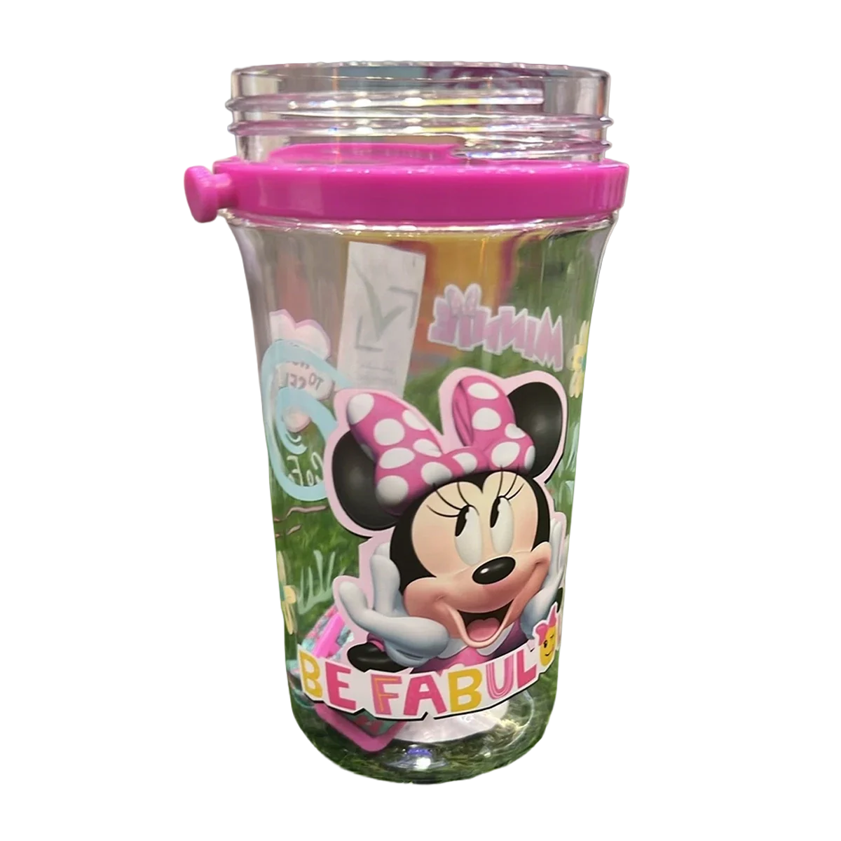 Minnie Mouse Water Bottle With Special Strap 400Ml