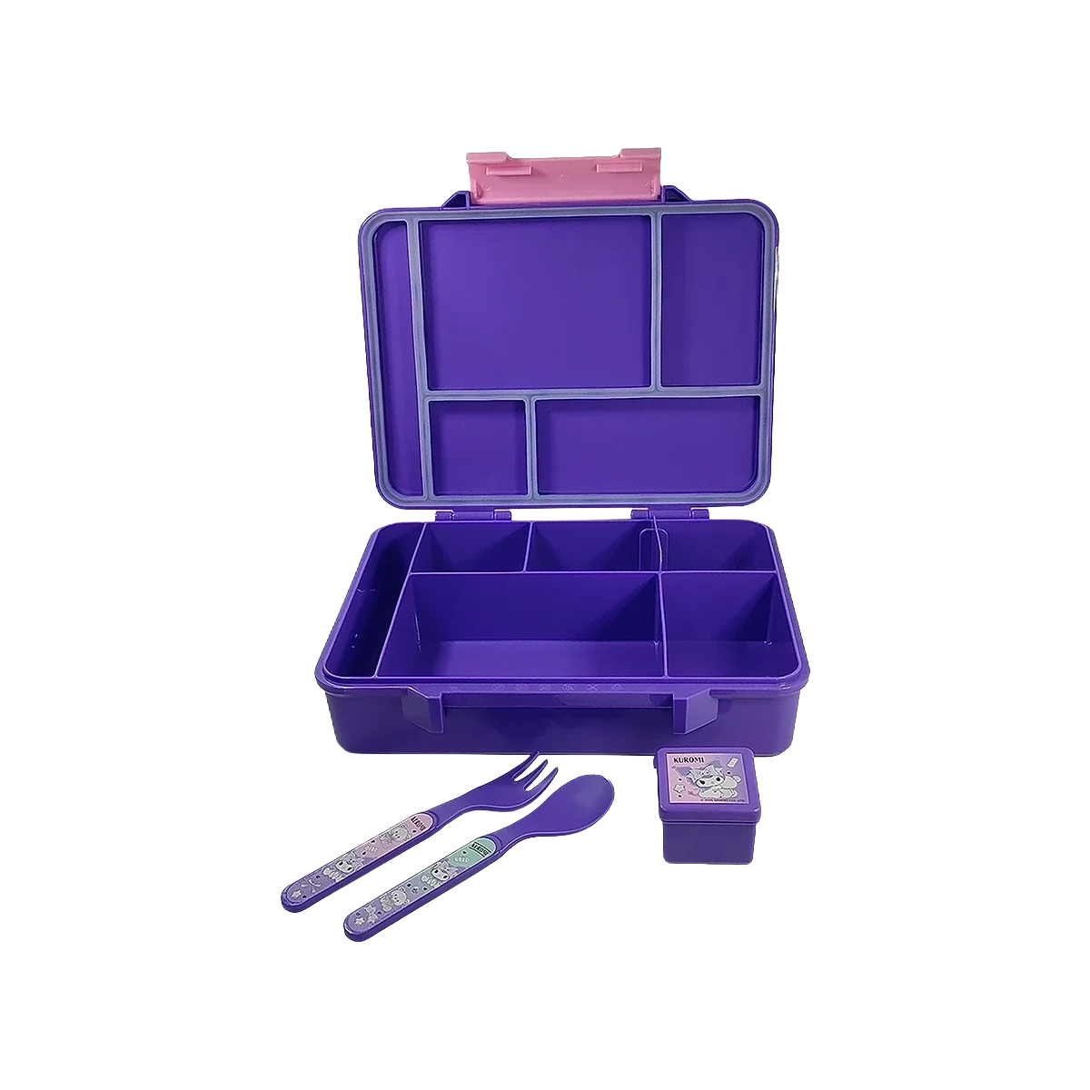 Kuromi Bento Lunch Box W/Calutry
