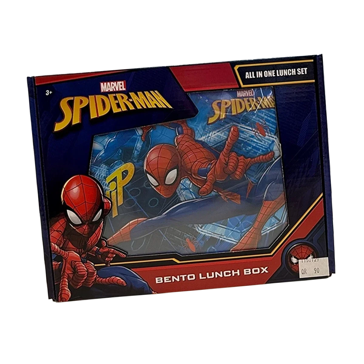 Spider-Man Bento Lunch Box W/Calutry