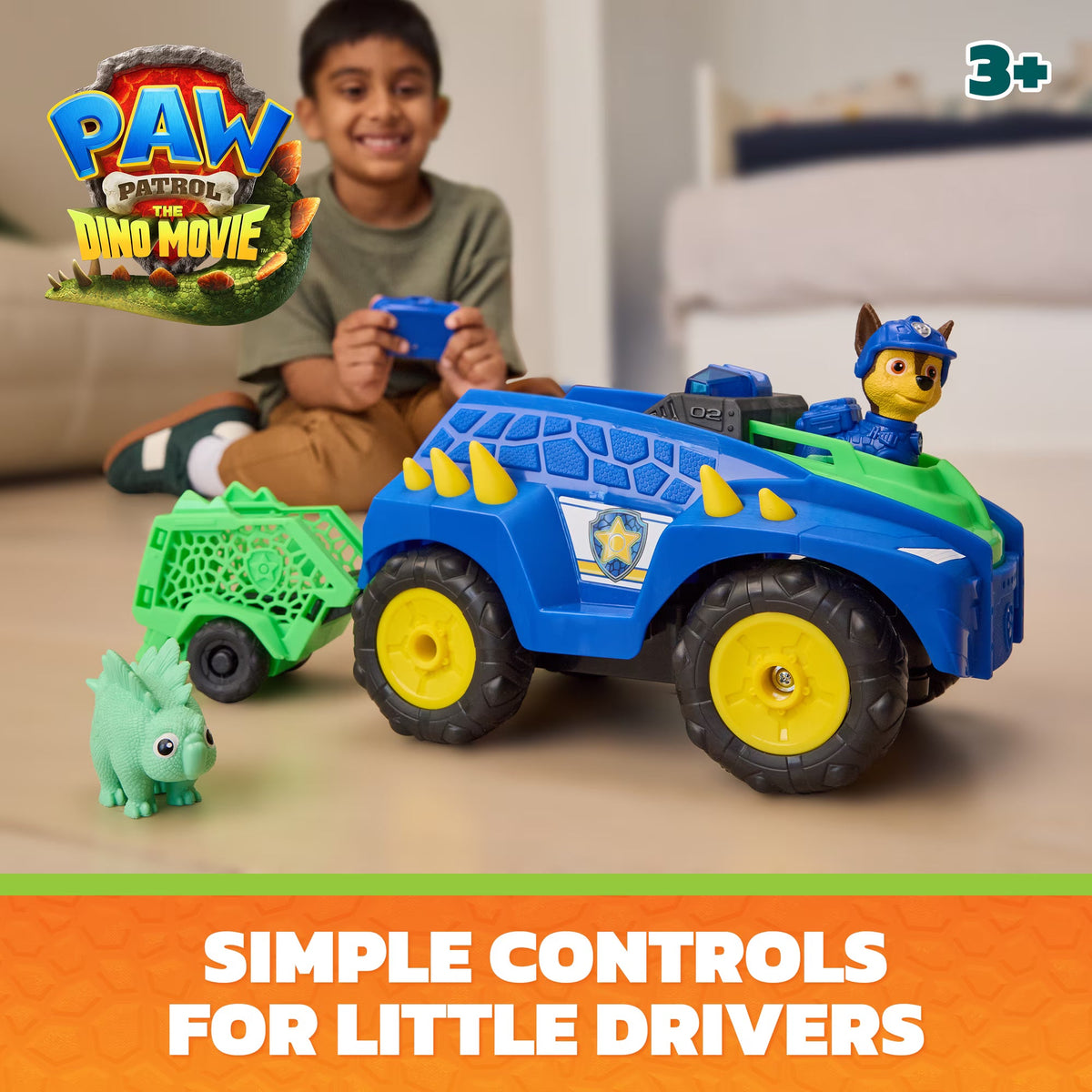 Paw Patrol Movie3 Dino SprLavaBlst Plyst