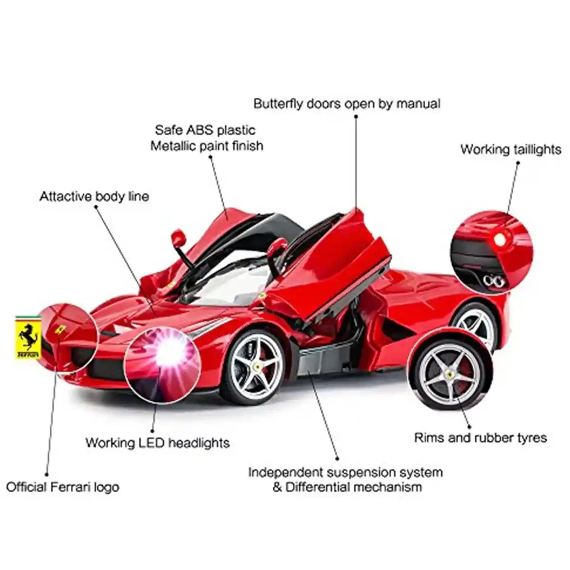RASTAR R/C 1:14 Ferrari LaFerrari - Red