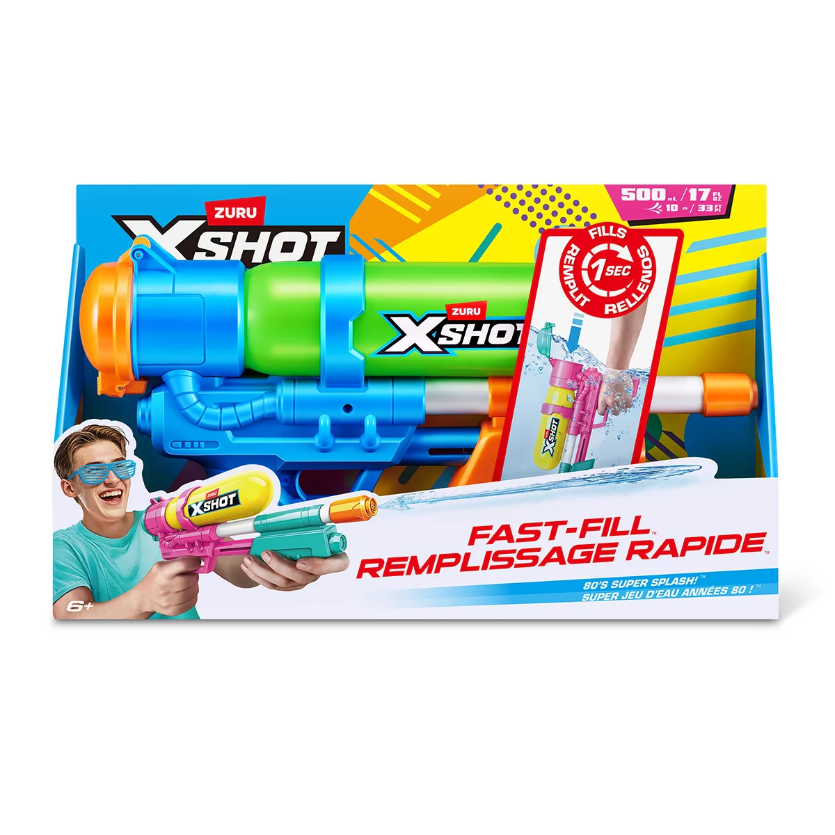 XSHOT WATER-FAST FILL-RETRO BLASTER