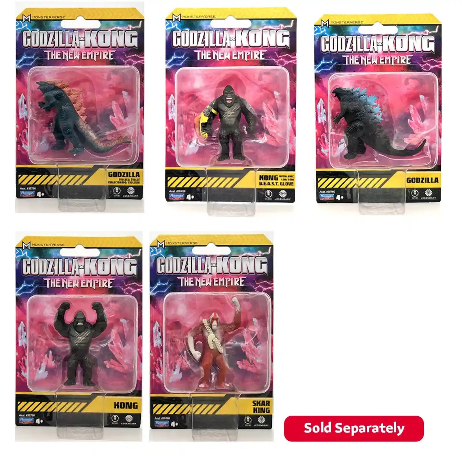 Godzilla x Kong Mini Fig. 2" Asst. 9