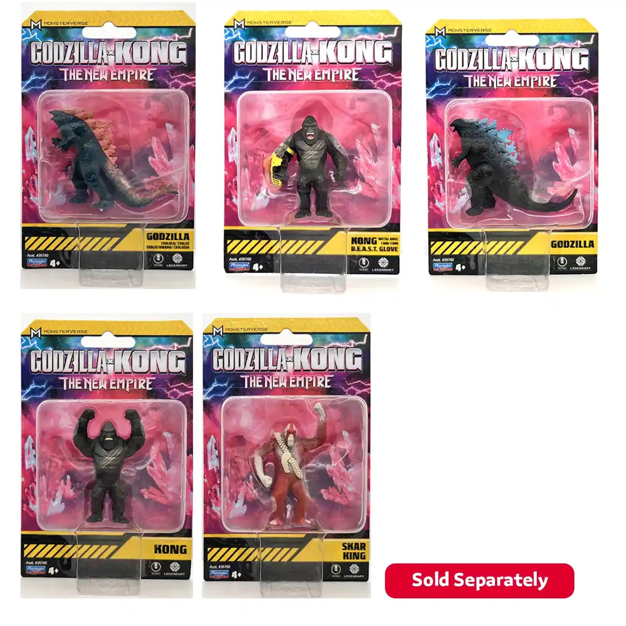 Godzilla x Kong Mini Fig. 2" Asst. 9