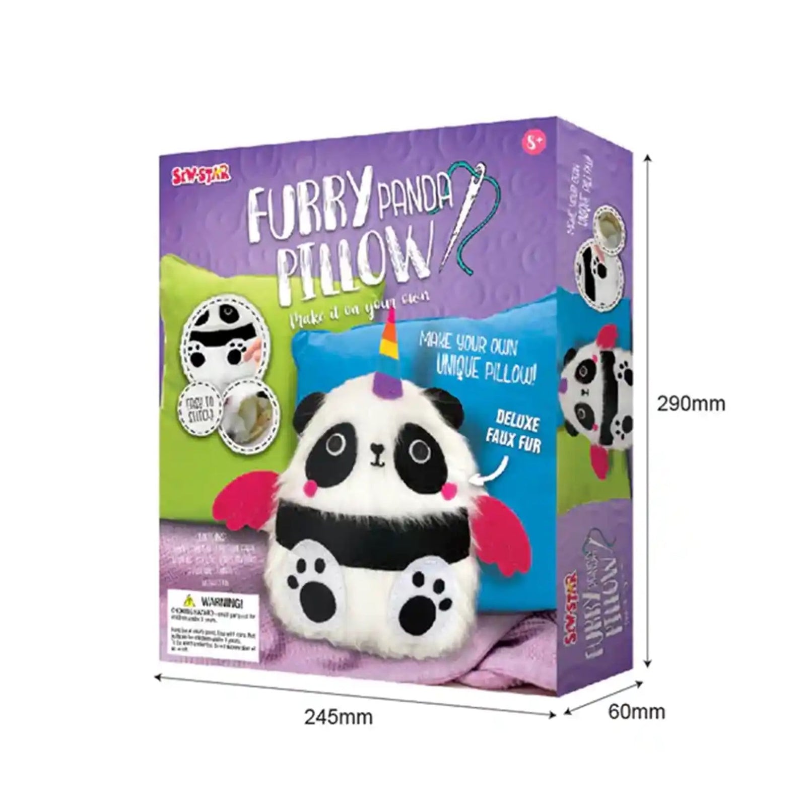 pillow-furry panda