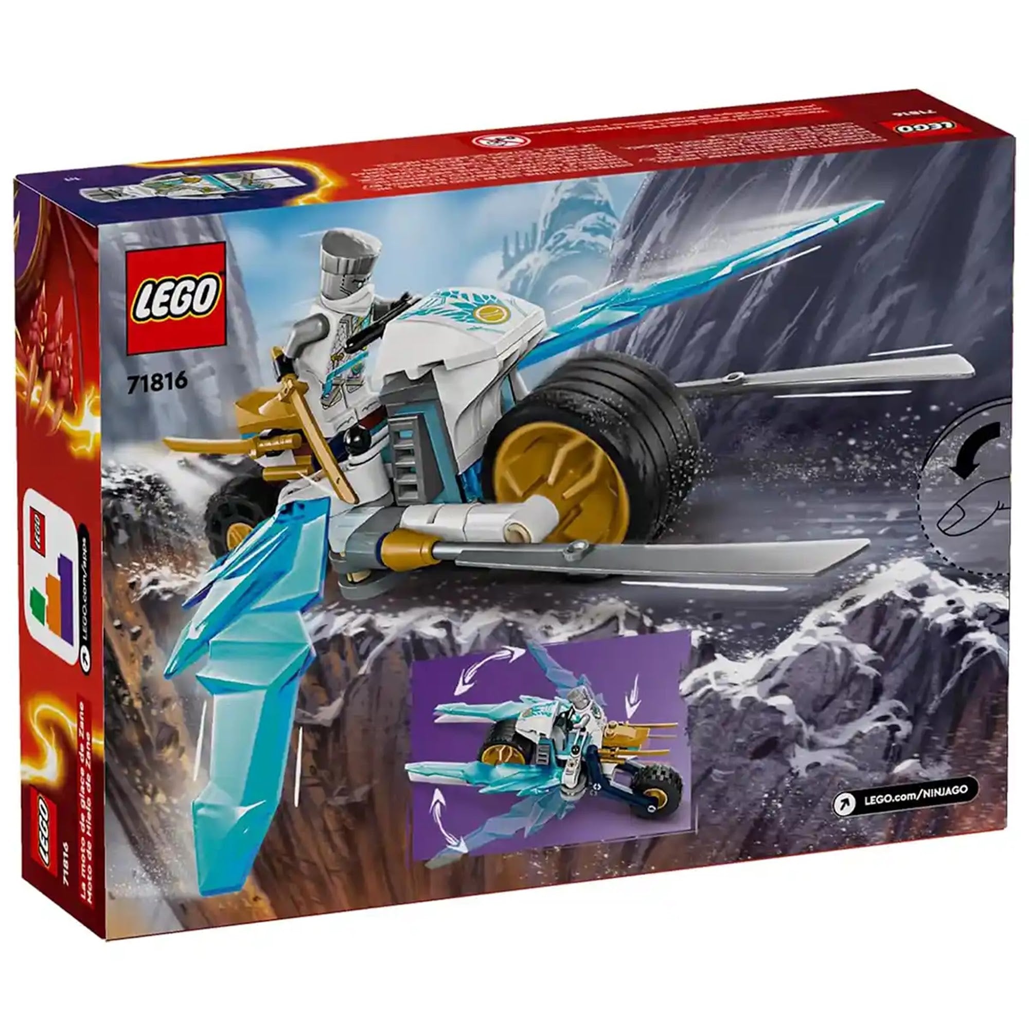 Lego Ninjago 71816 Zane's Ice Motorcycle