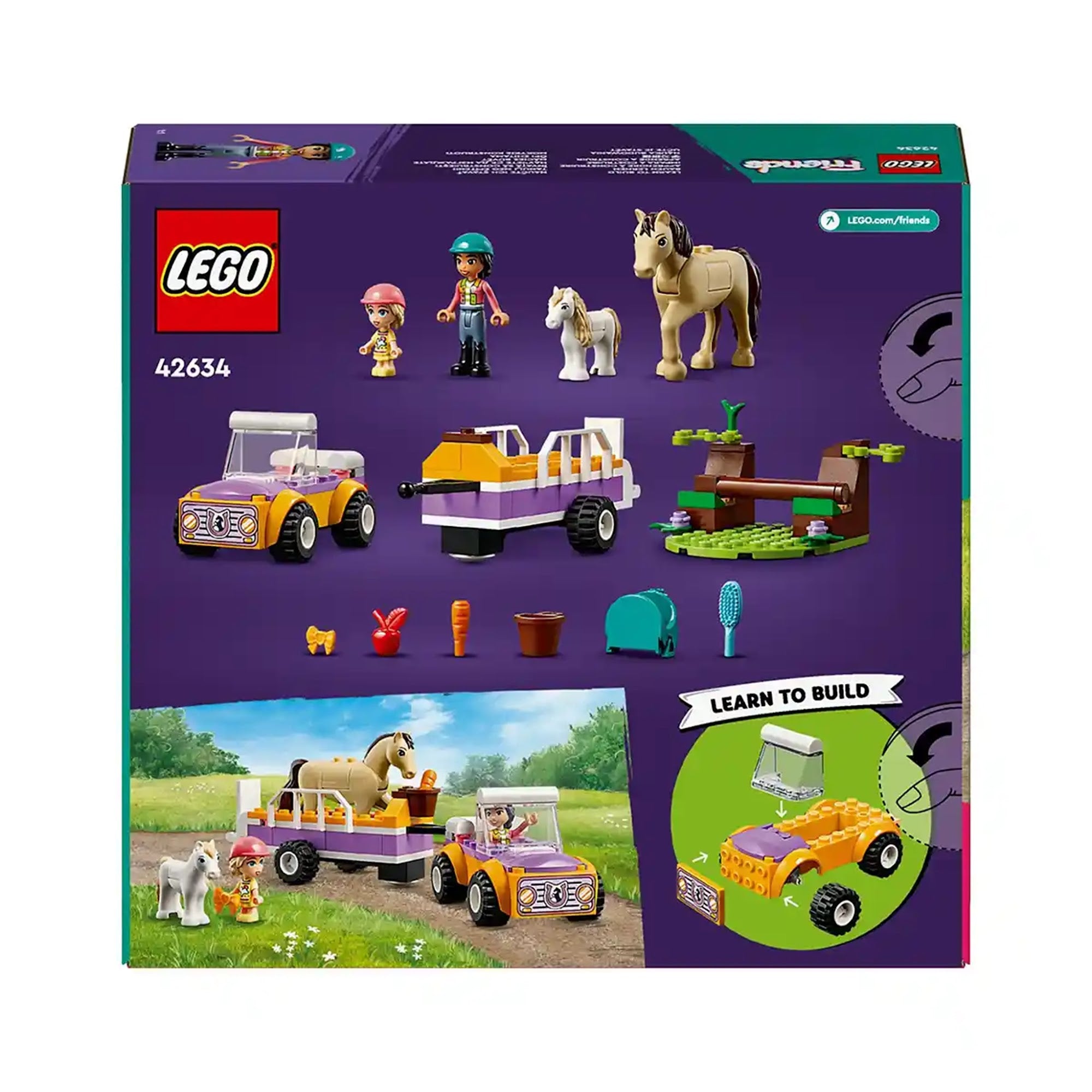 LEGOÃÂ® Friends Horse and Pony Trailer Toy 42634