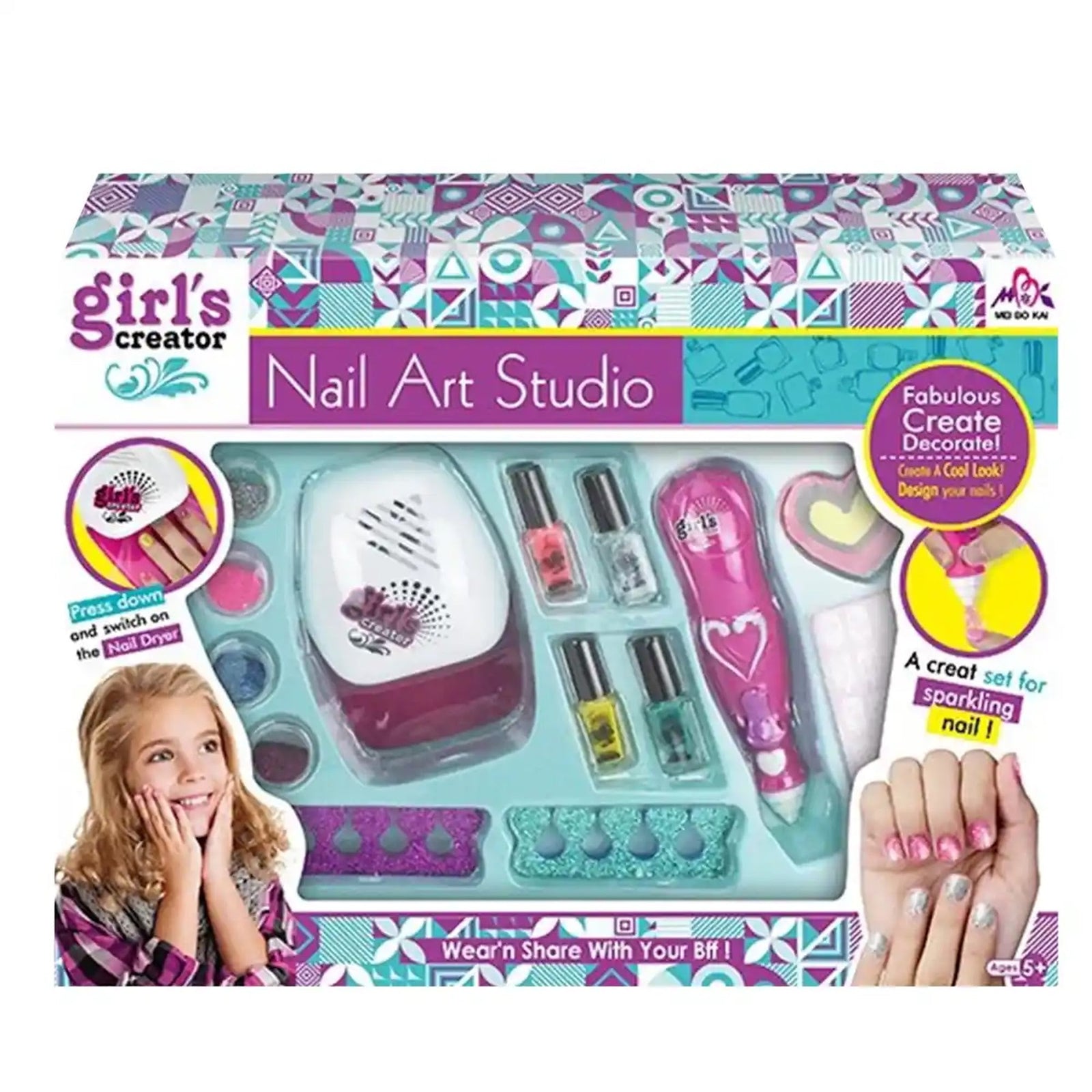 NAIL ART STUDIO FOR GIRLS 5YRS+