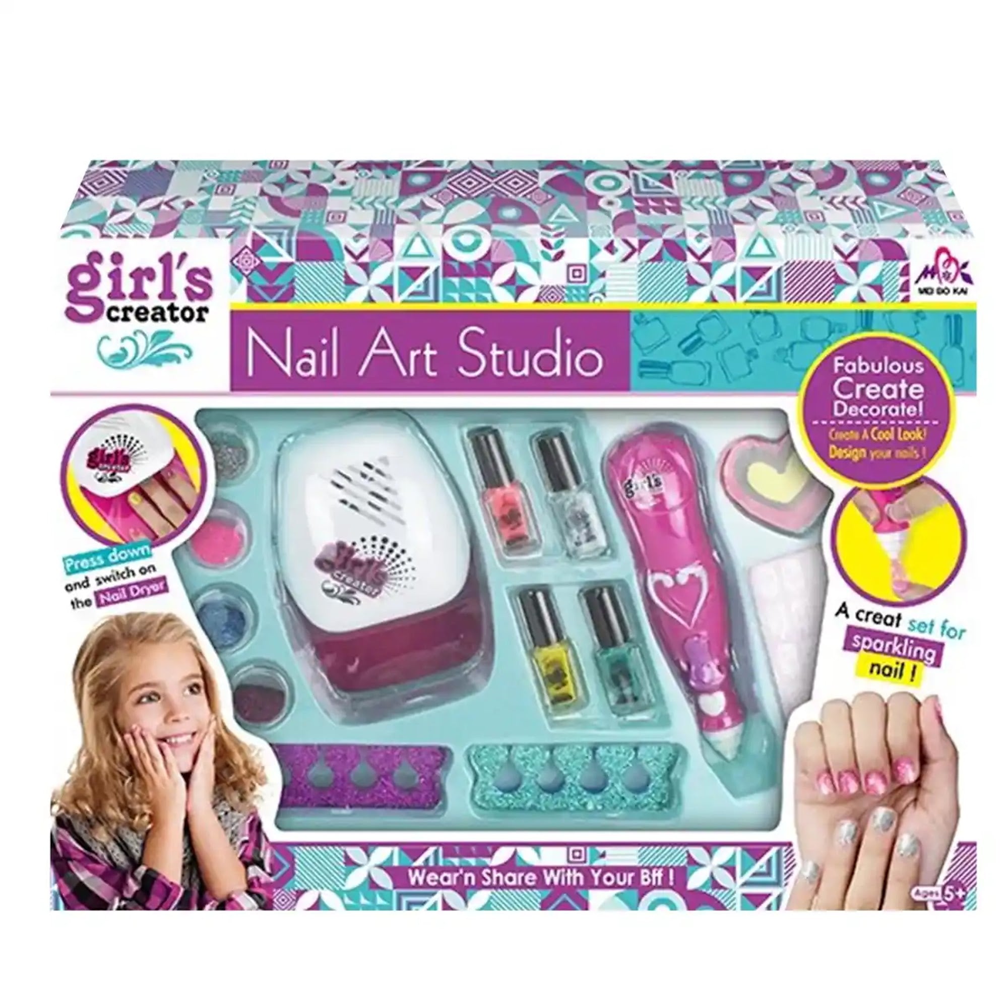 NAIL ART STUDIO FOR GIRLS 5YRS+