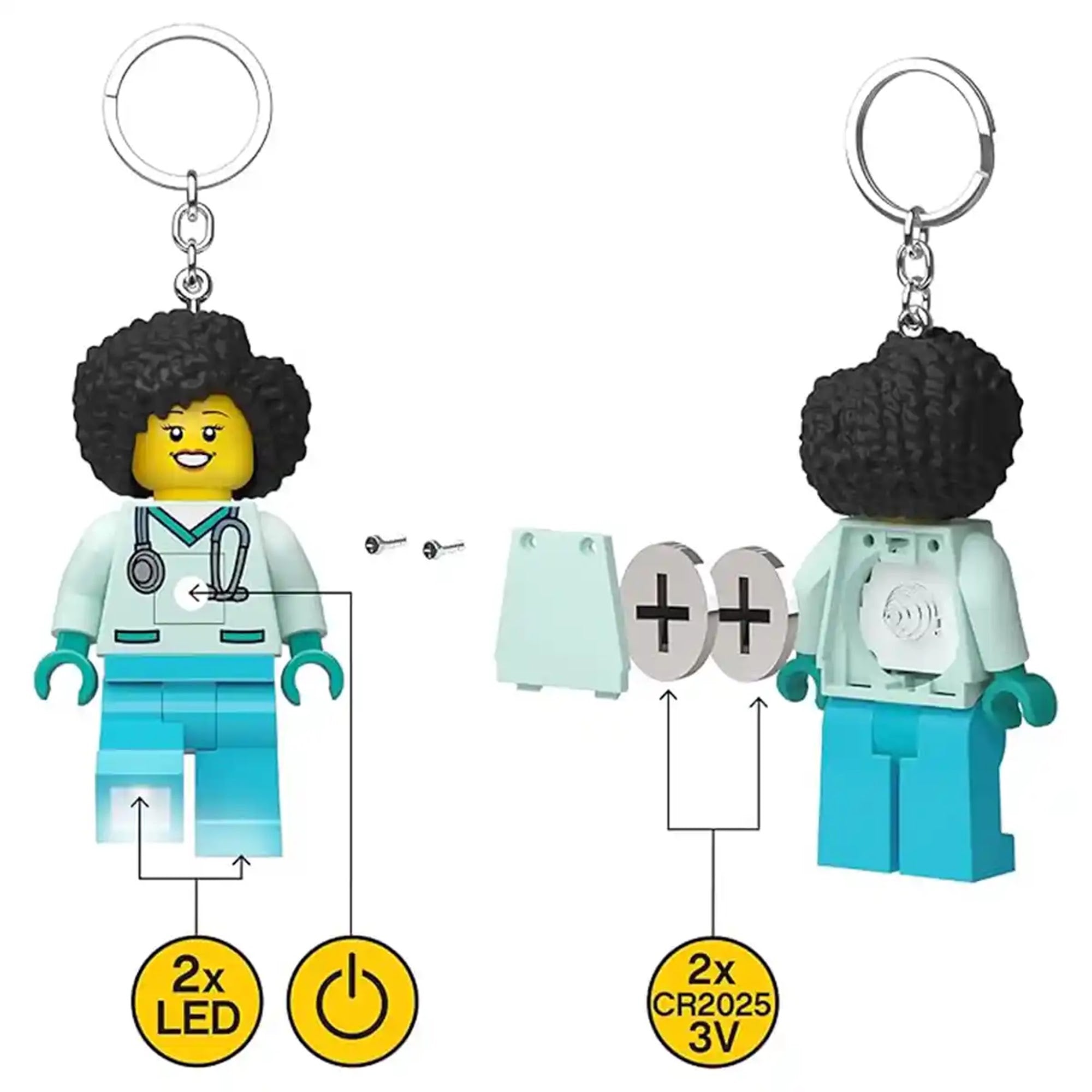 Lego IQ Minifigures Keychain Light  Medical Profes (PDQ)