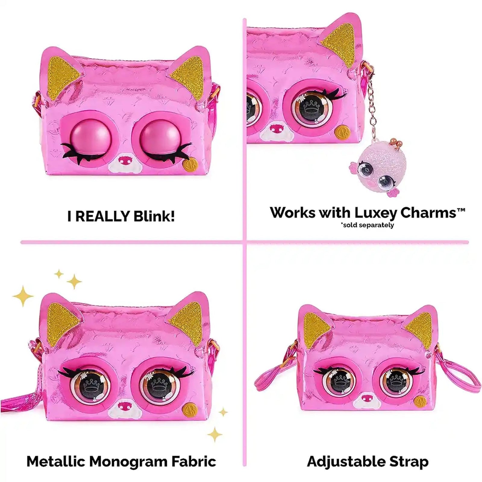 Purse Pets Metallic Magic Flashy Frenchie