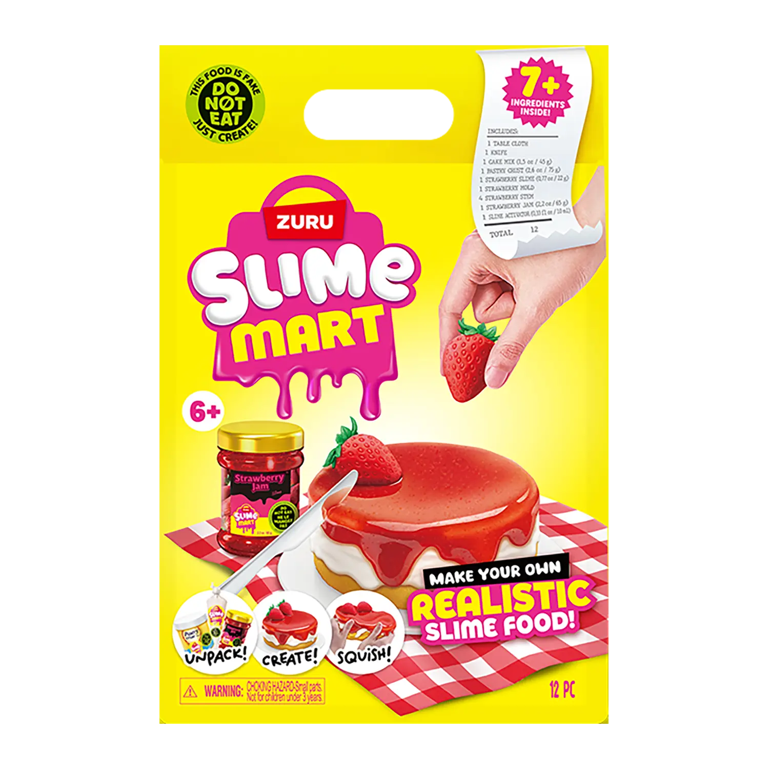 Slime Mart Small Shopping Bag – Strawberry Cheesecake (Series 1)