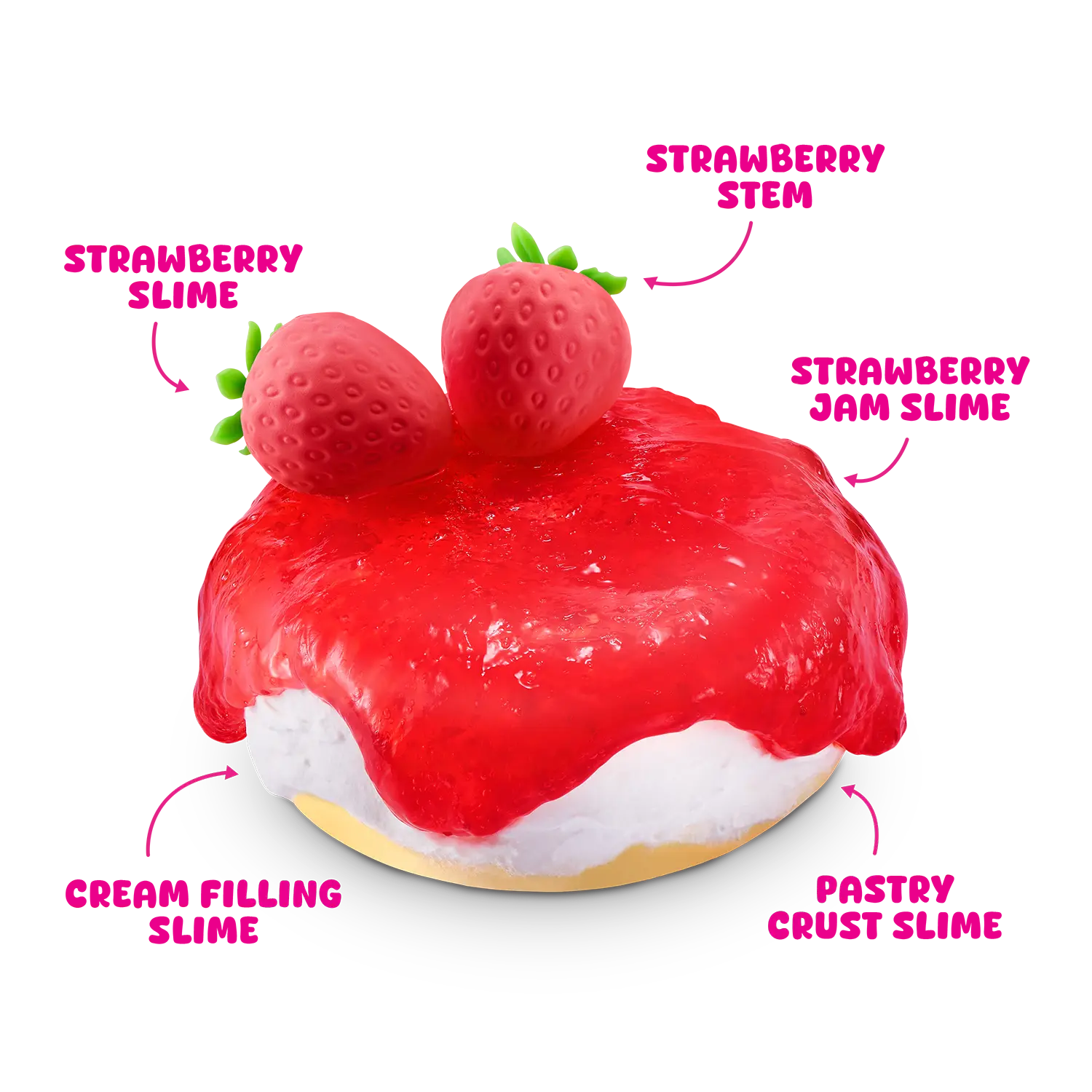Slime Mart Small Shopping Bag – Strawberry Cheesecake (Series 1)