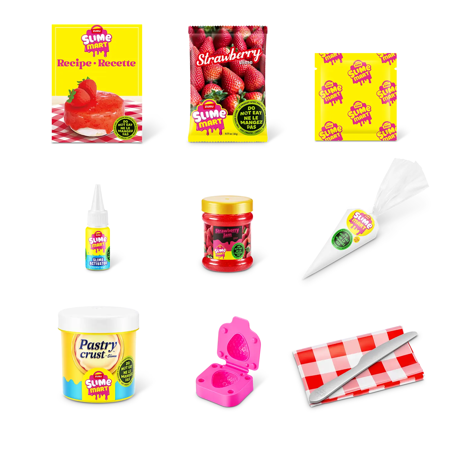 Slime Mart Small Shopping Bag – Strawberry Cheesecake (Series 1)