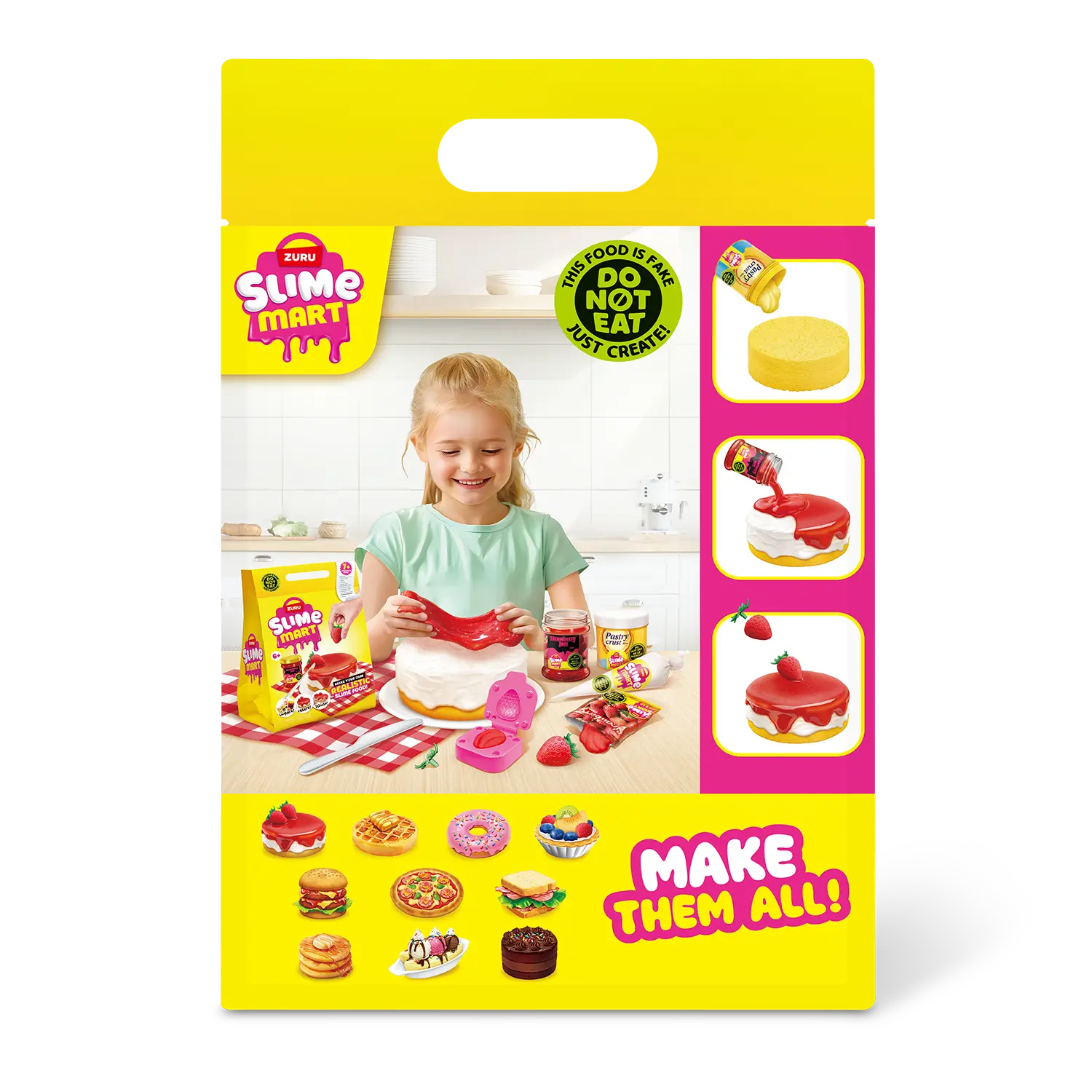 Slime Mart Small Shopping Bag – Strawberry Cheesecake (Series 1)