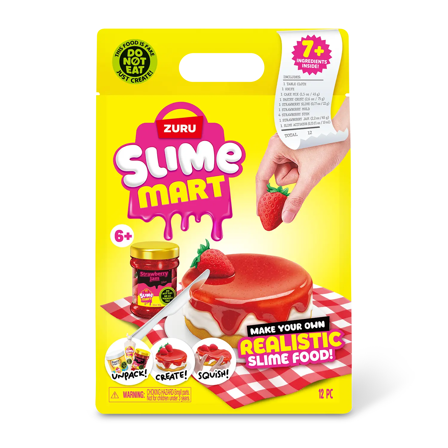 Slime Mart Small Shopping Bag – Strawberry Cheesecake (Series 1)